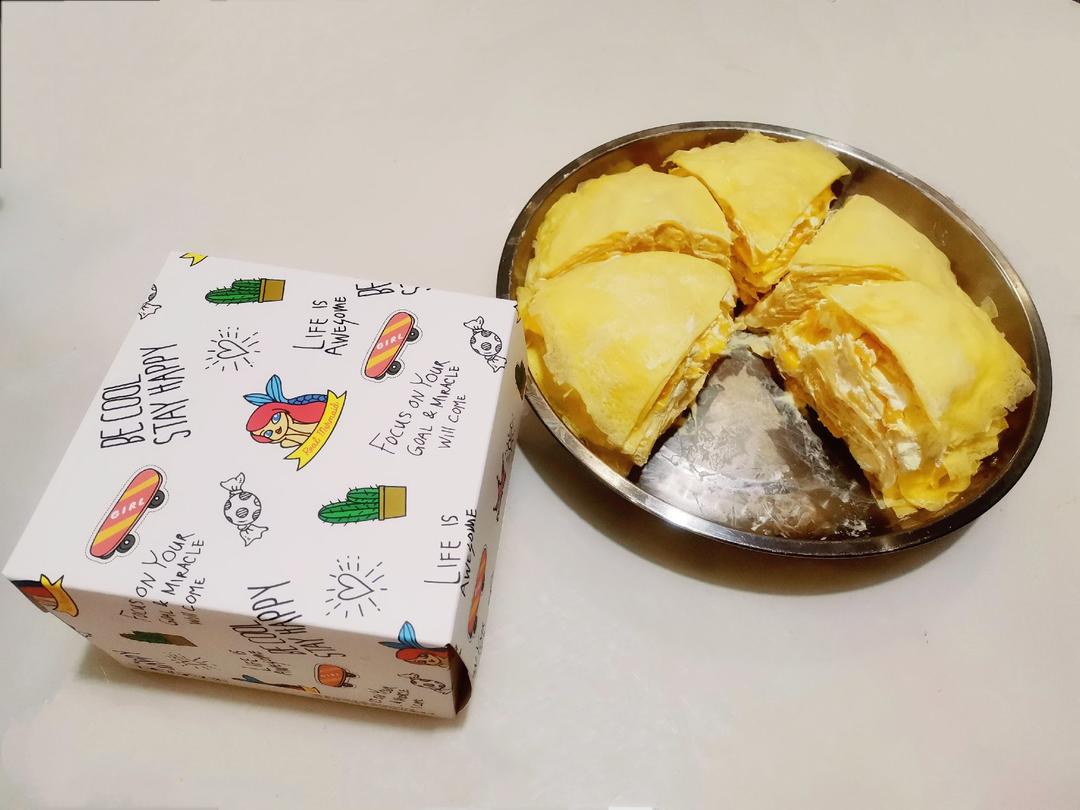 榴莲千层（超软糯蛋皮配方٩( ᐛ )و