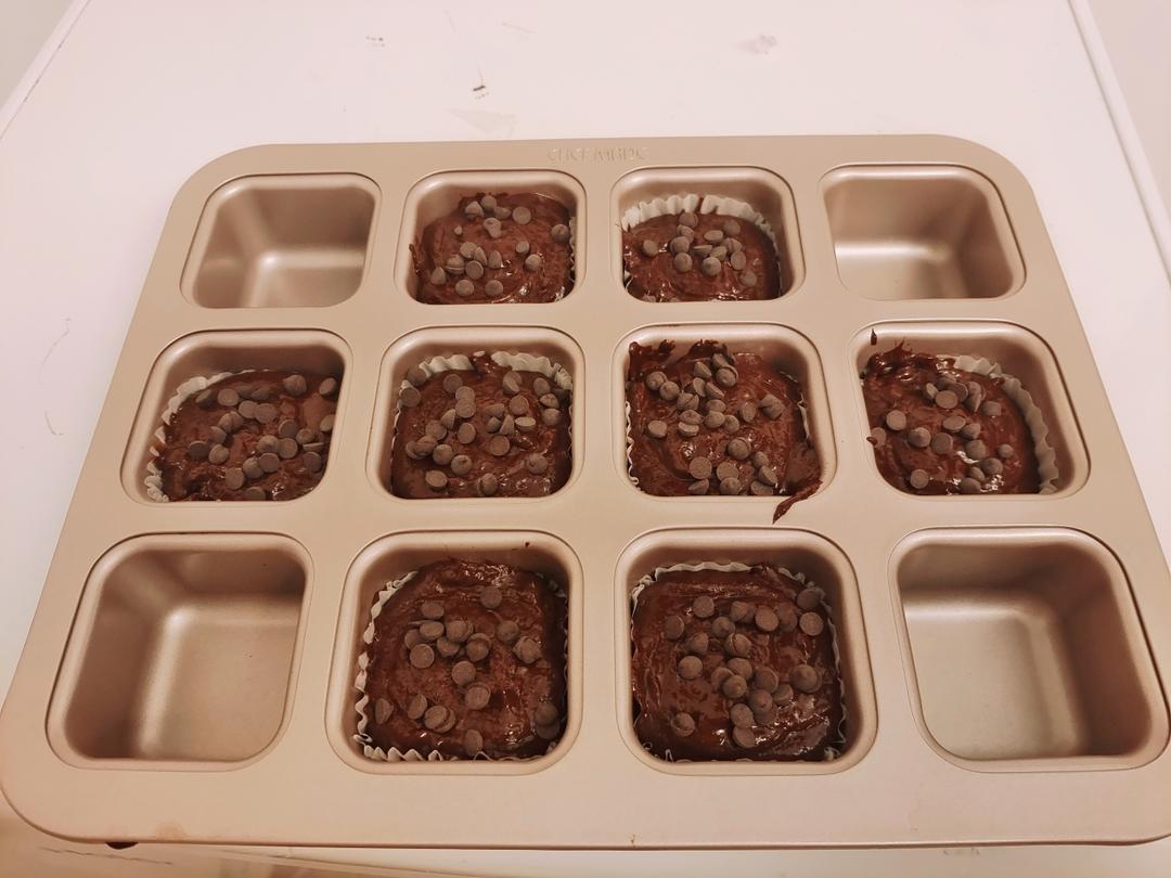 在家做巧克力蘑菇头麦芬蛋糕🍫