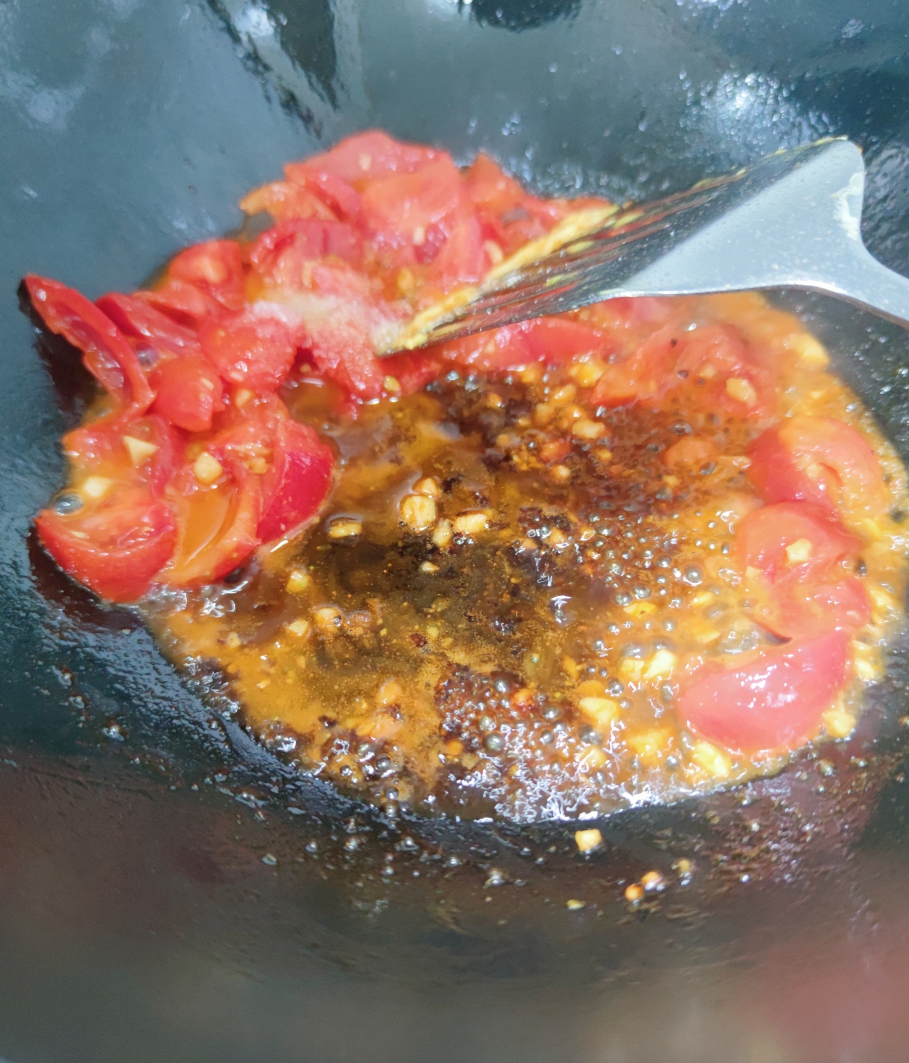 番茄牛肉炒蛋（超级下饭菜）的做法 步骤5