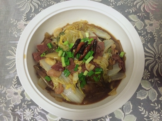 包菜炖粉条