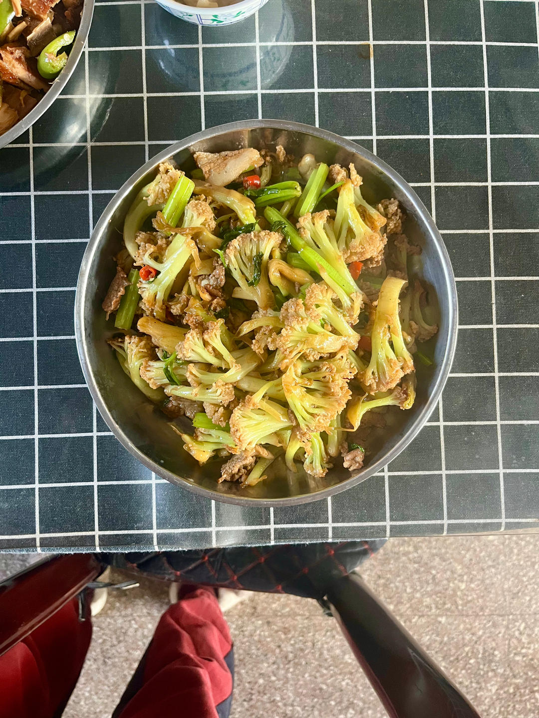 和饭店一个味道的干锅花菜