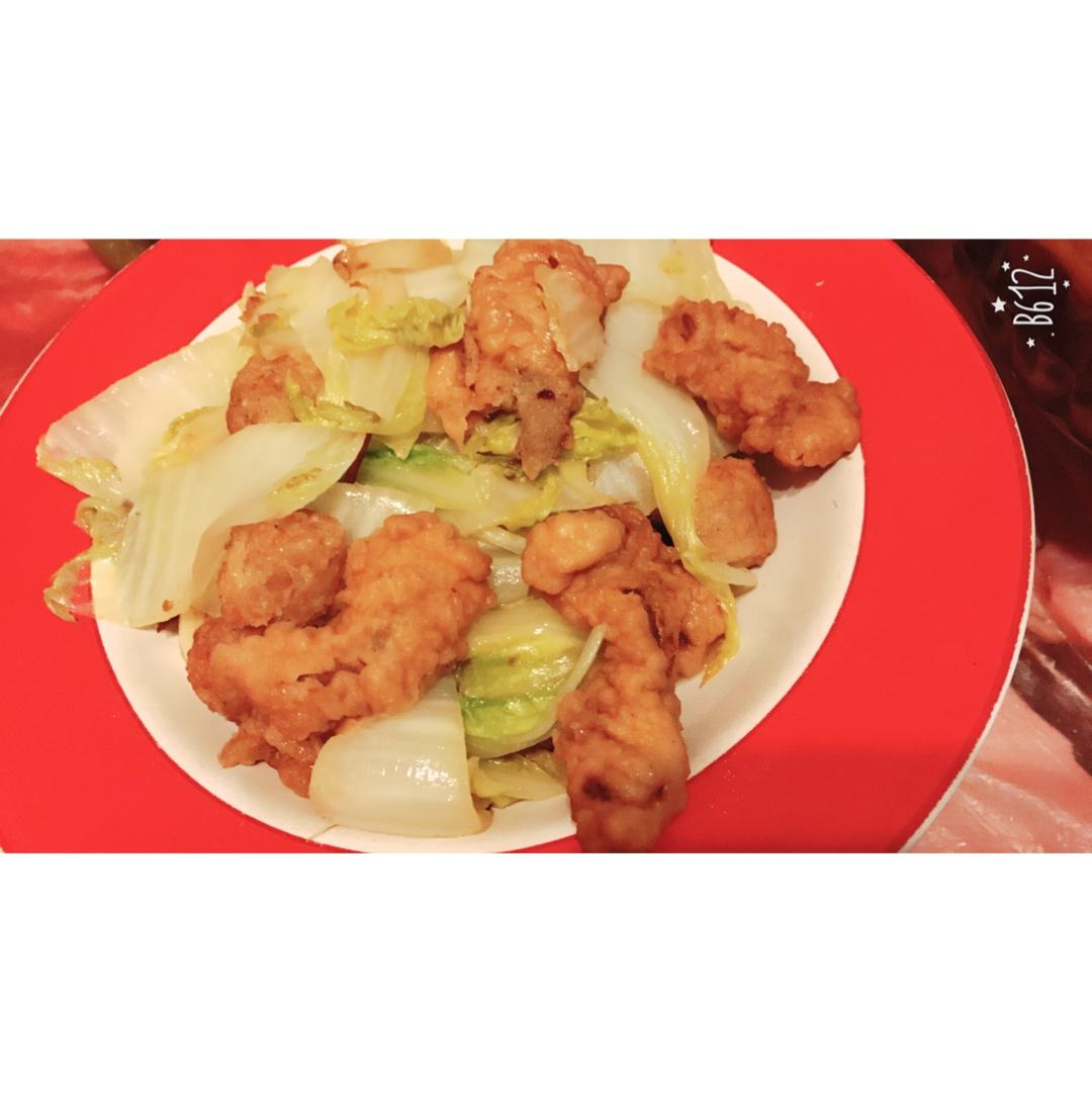 面筋烧白菜