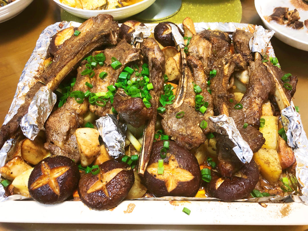 超好吃的烤羊排烤箱版