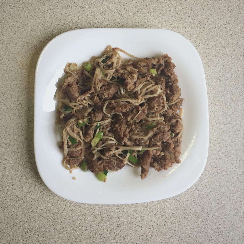 懒人版日式金针菇肥牛