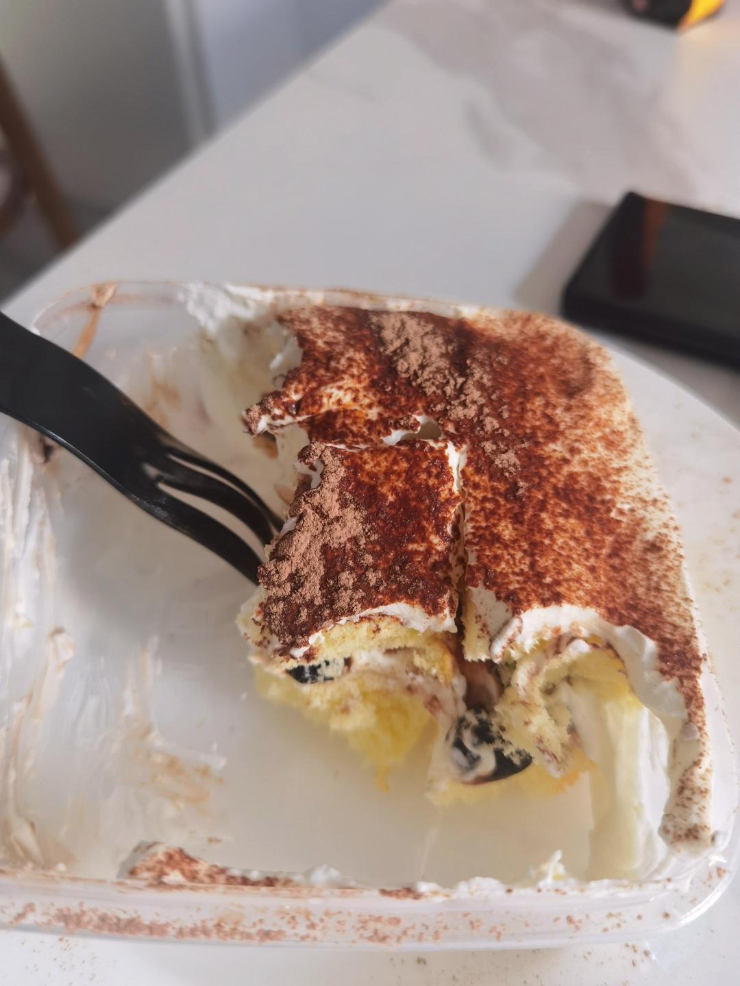 在欧洲学会的经典版提拉米苏