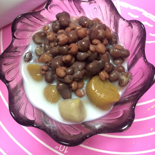 芋圆红豆汤