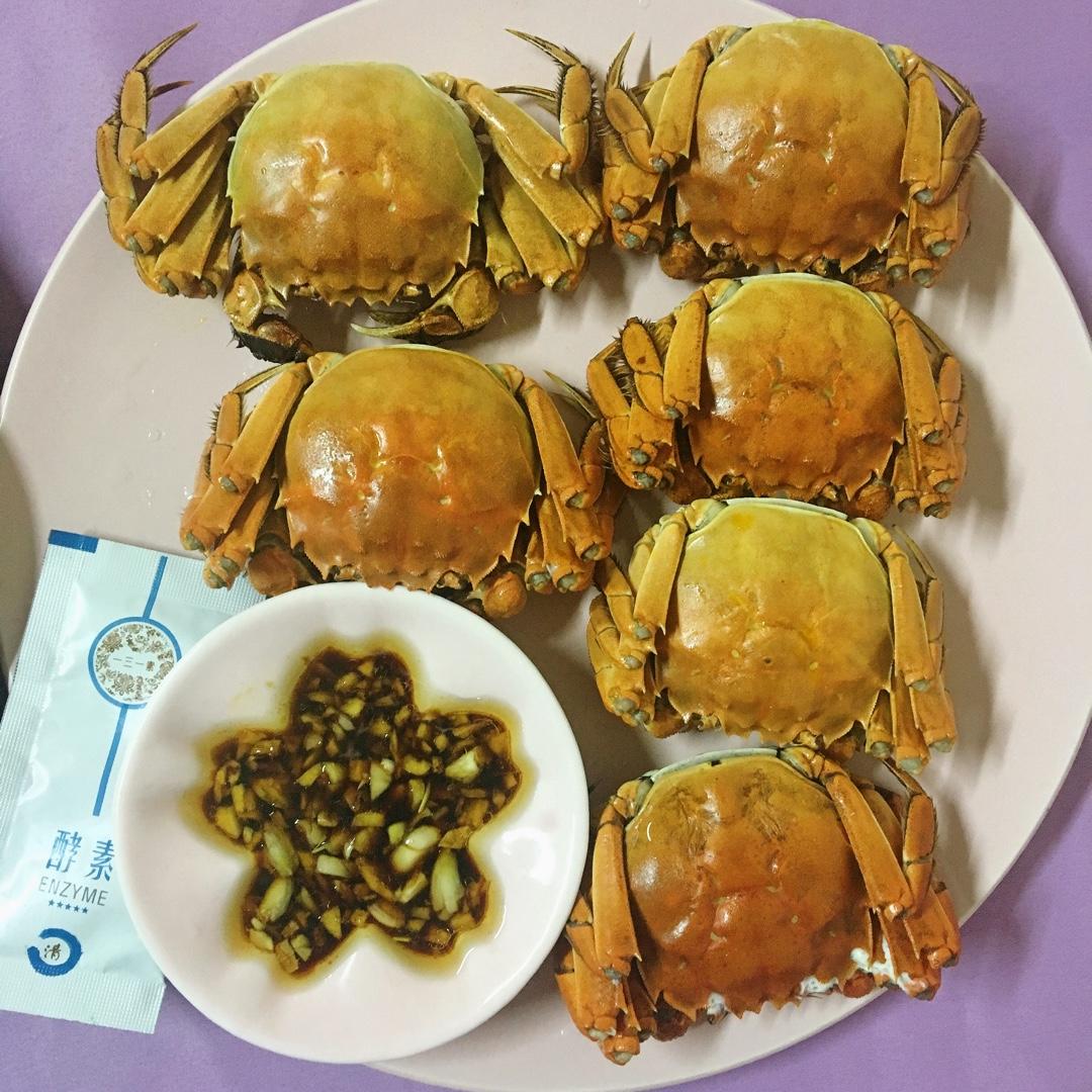 清蒸大闸蟹