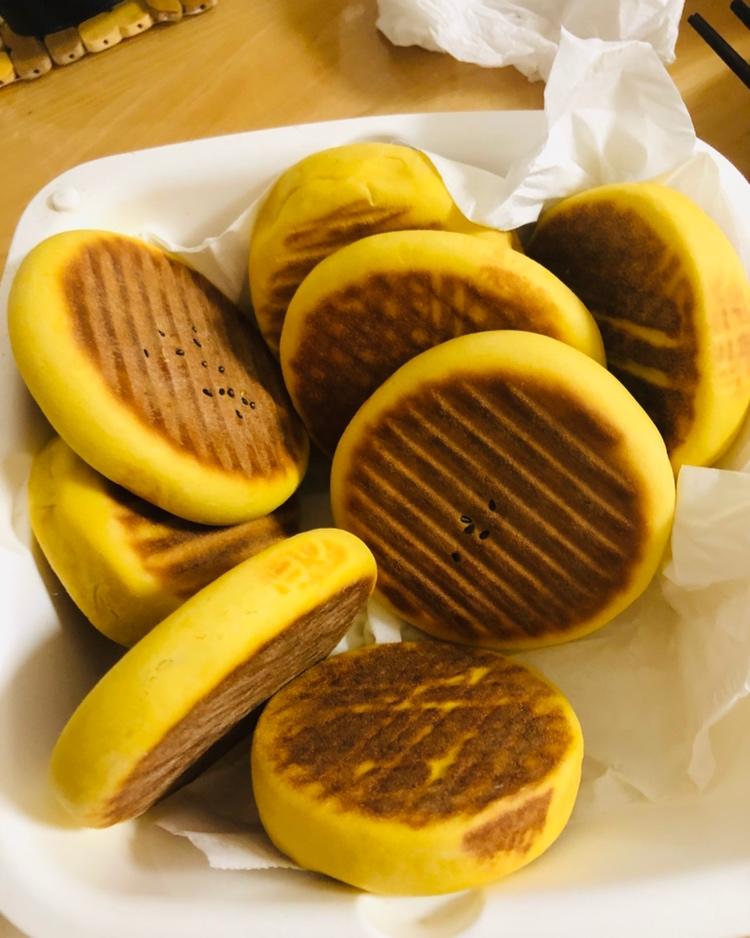 堂妈小厨——发面南瓜饼