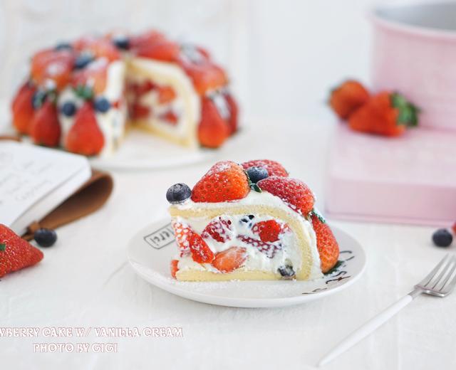 东京果實園草莓蛋糕的做法