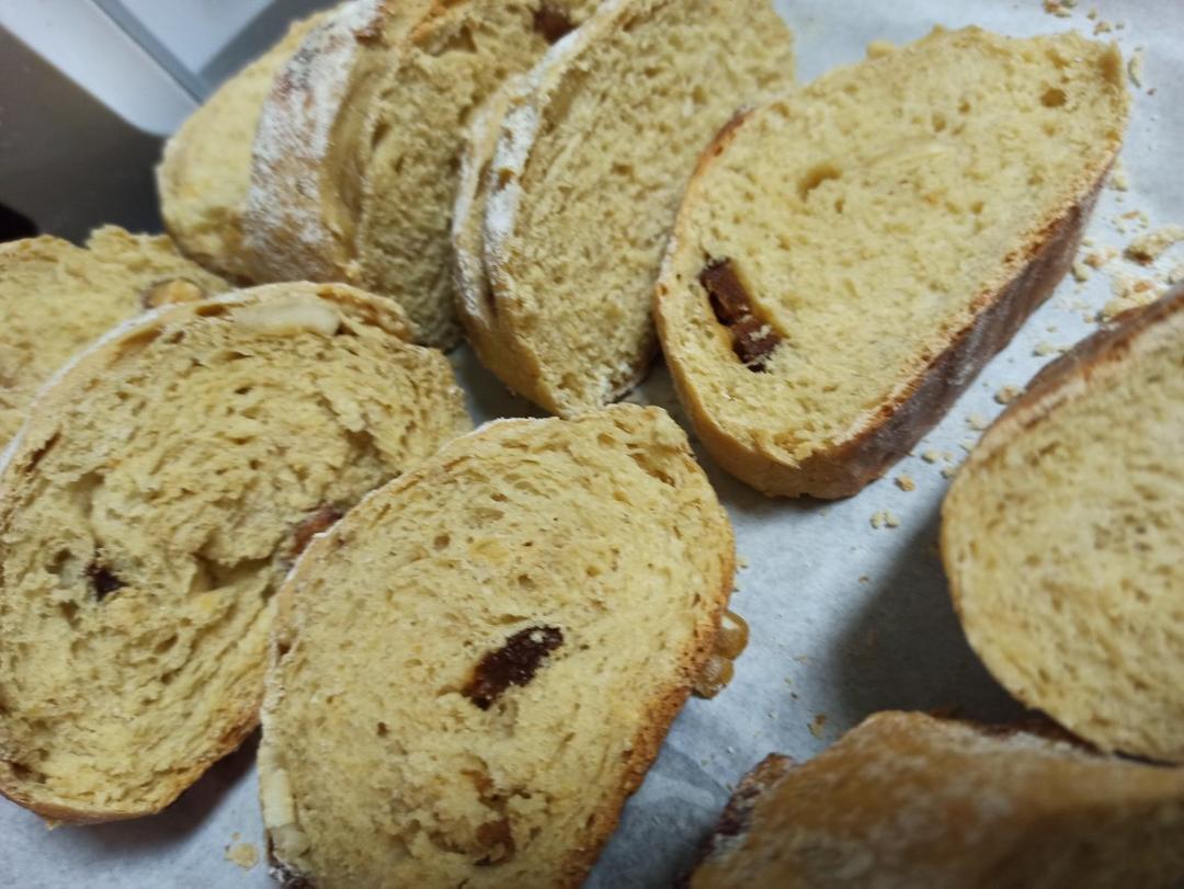 无糖无油全麦坚果面包 免揉版（12升小烤箱版）