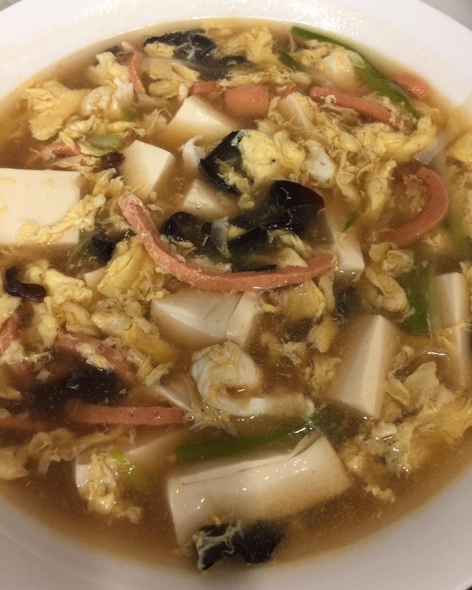 铁皮屋顶上的猫-做的醋椒豆腐