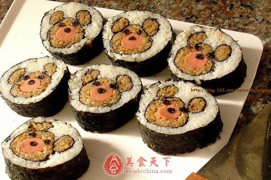 可爱的寿司--小熊寿司的做法