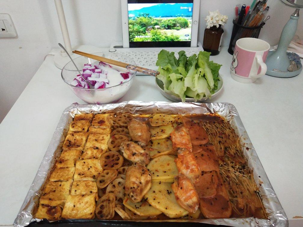 自制烤箱版烧烤，简单好吃过烧烤摊