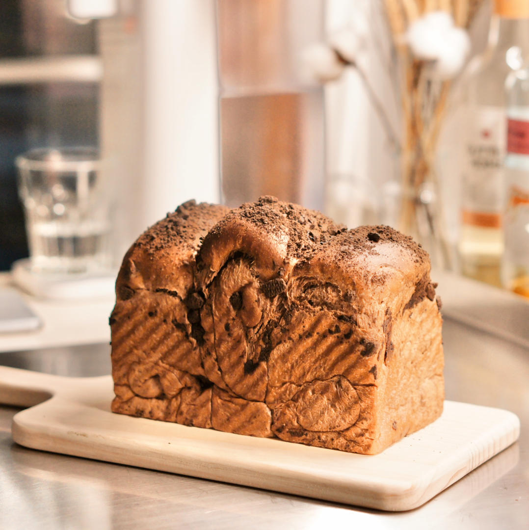 奶油巧克力吐司