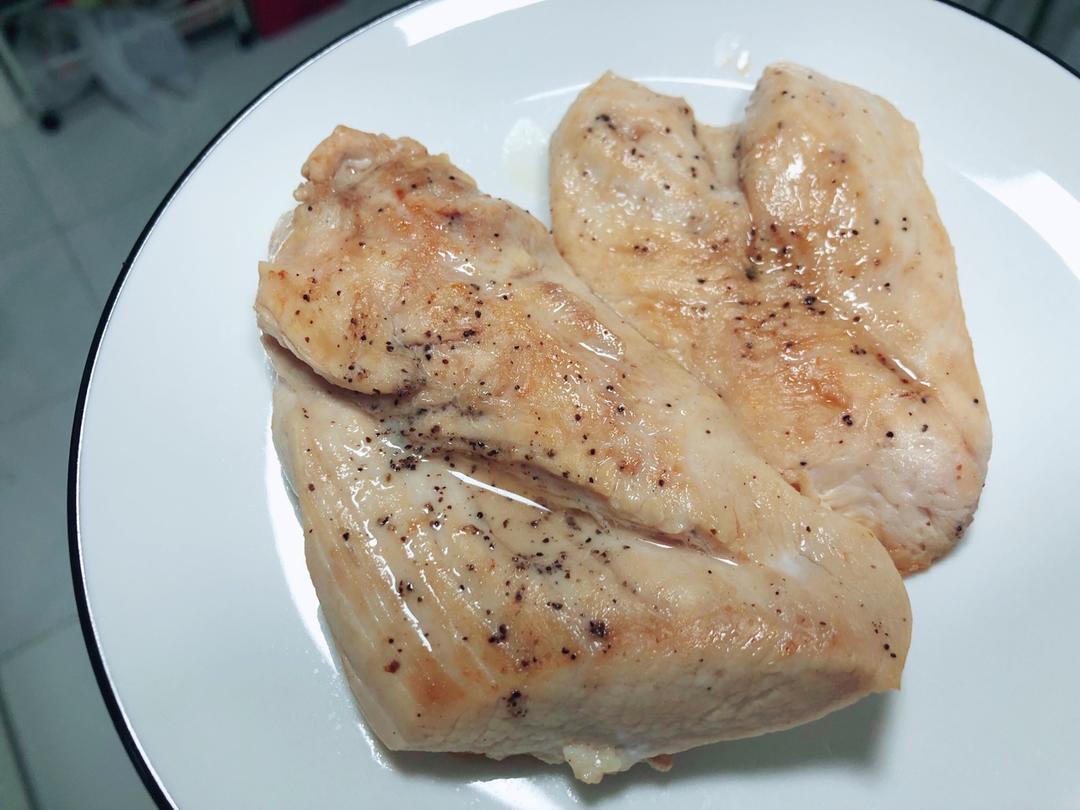 无油煎鸡胸肉（减脂餐必备）