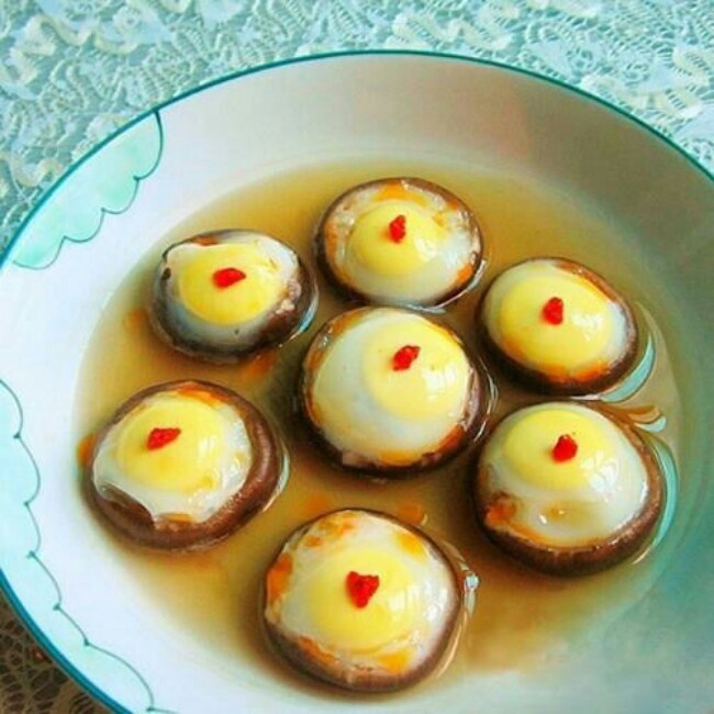烤香菇鹌鹑蛋
