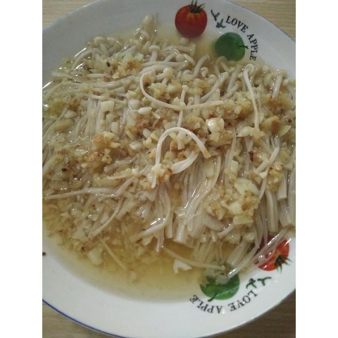 蒜蓉蒸金针菇