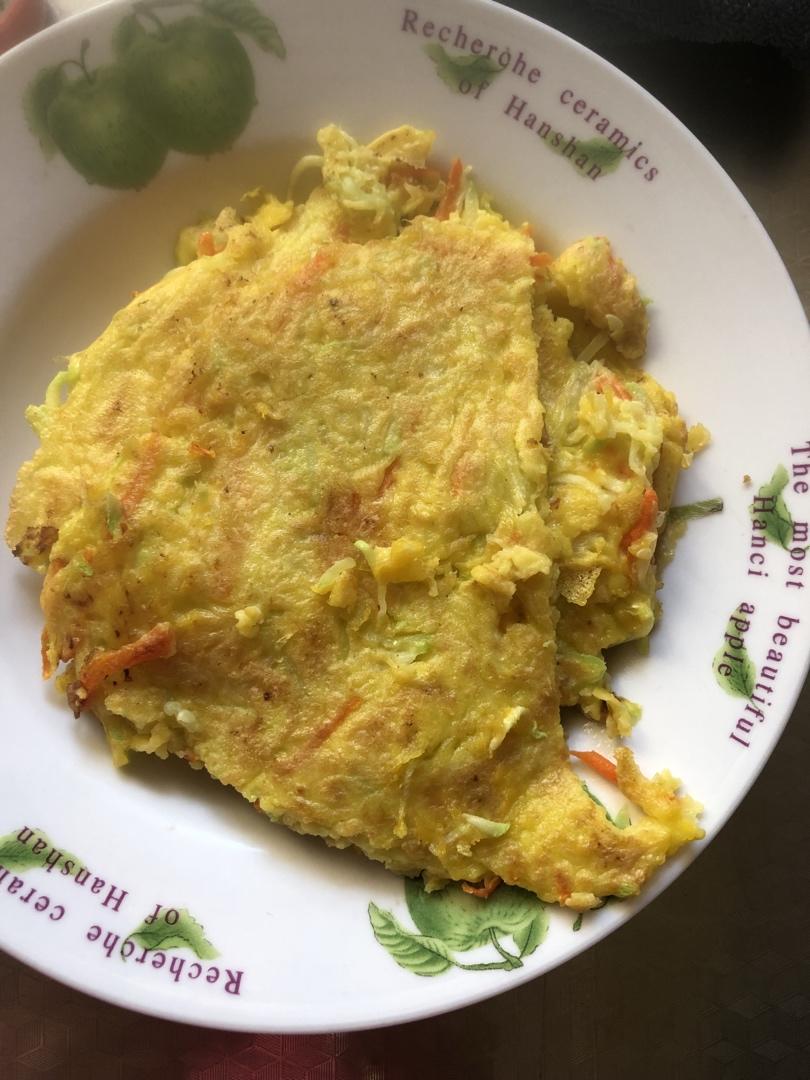 西葫芦鸡蛋饼（快手早餐）糊塌子