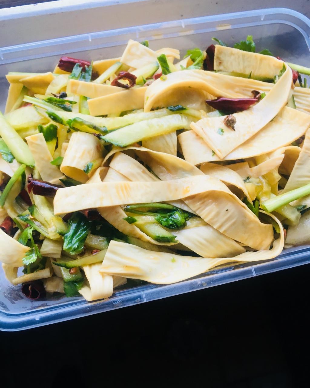 凉拌油皮