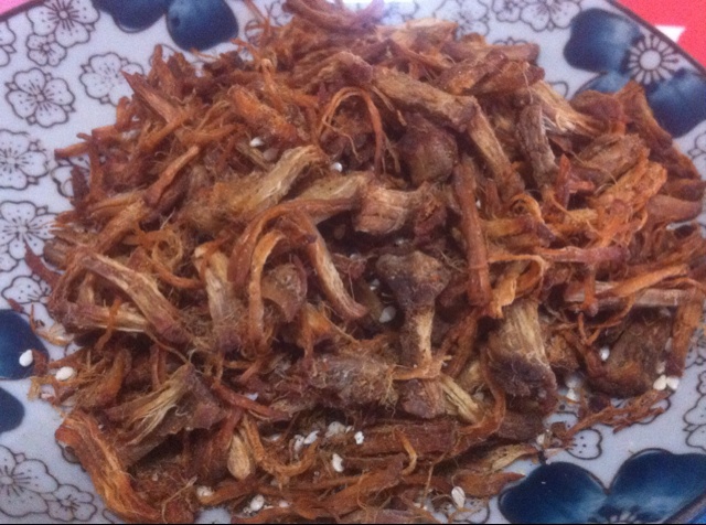 自制面包机肉松