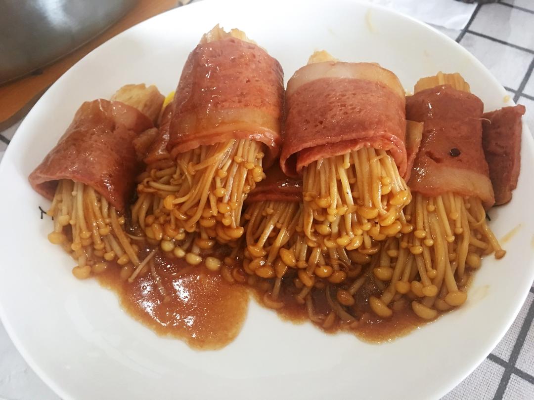 金针菇培根卷