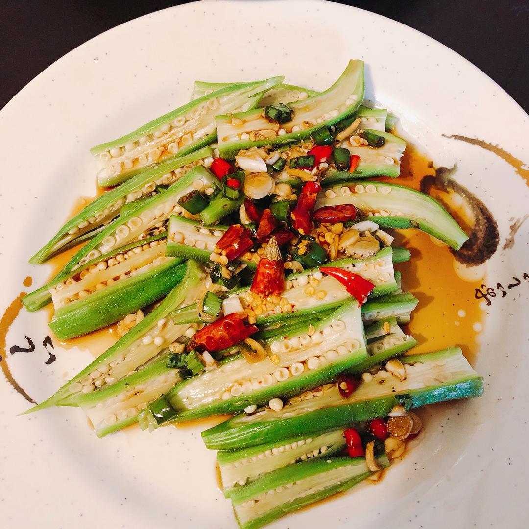 家常菜～蒜香秋葵