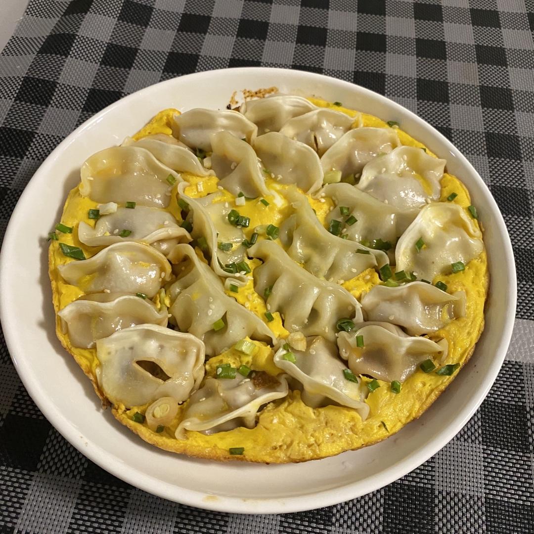 懒人快手抱蛋煎饺