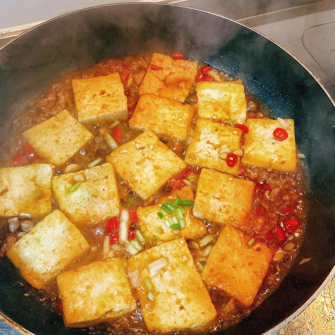 蒜香煎豆腐 炒鸡无敌美味