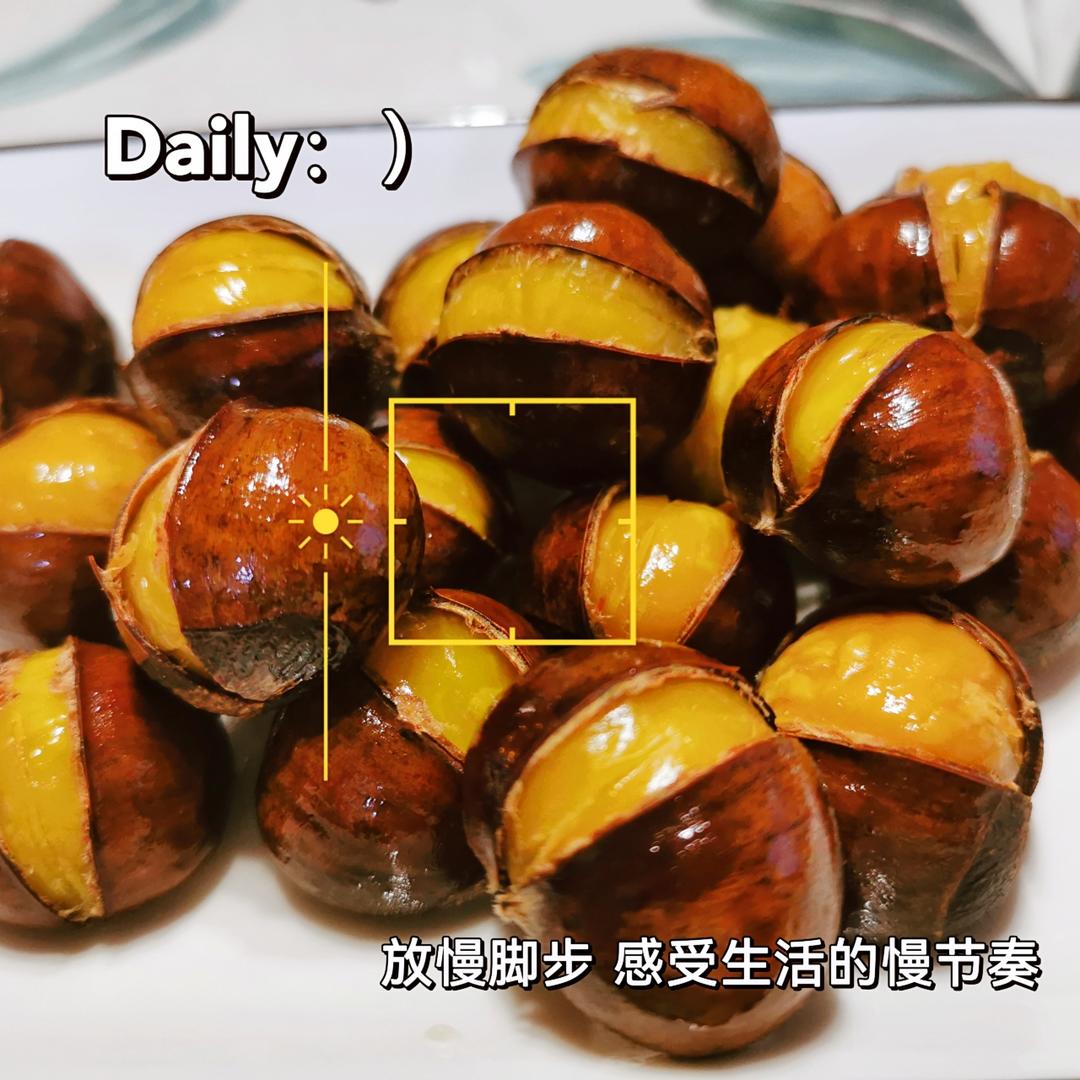 ‼️香甜软糯‼️轻松好剥㊙️烤箱版糖炒栗子