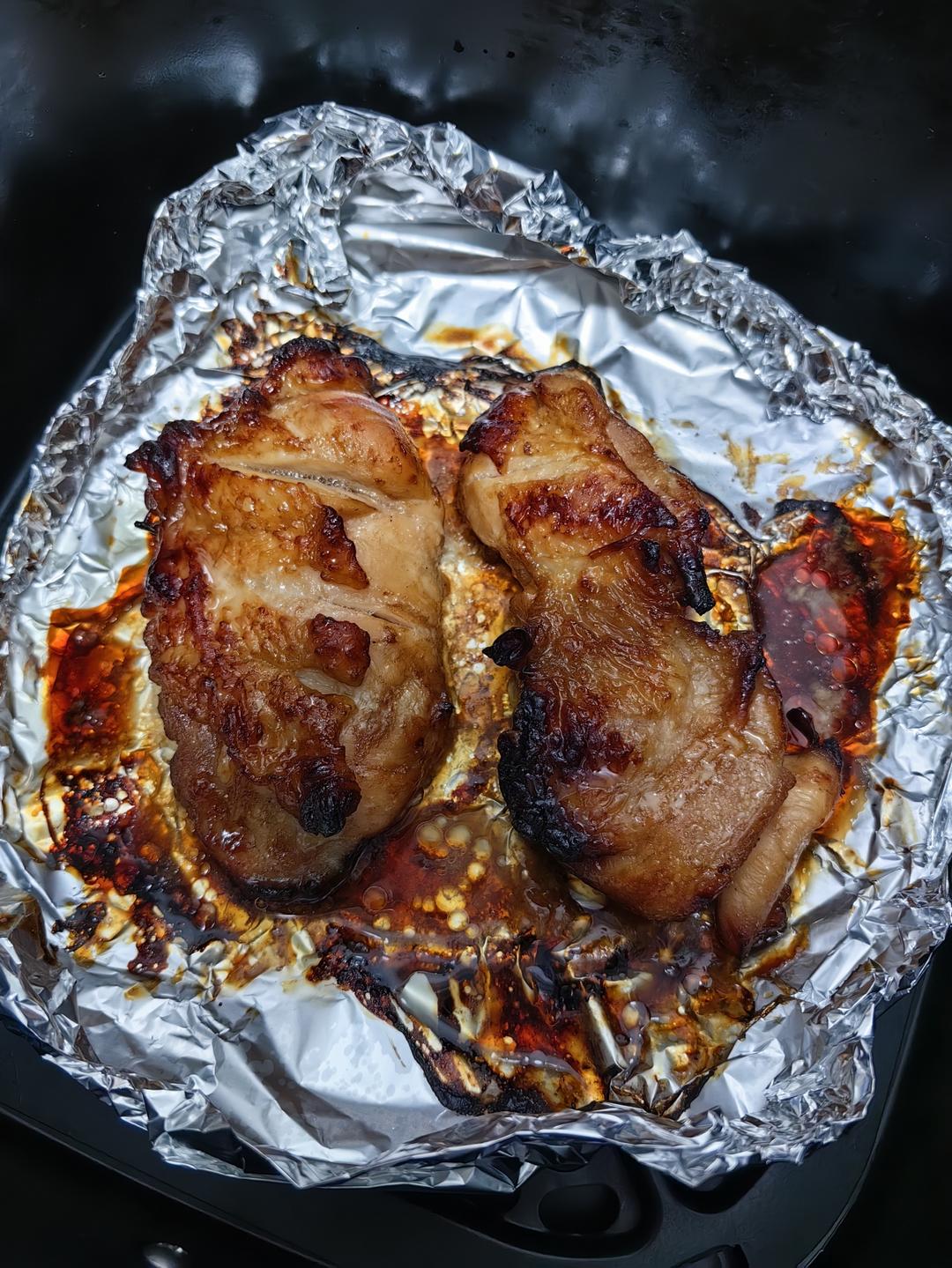 空气炸锅别闲置！鲜嫩多汁～照烧鸡腿肉🥩