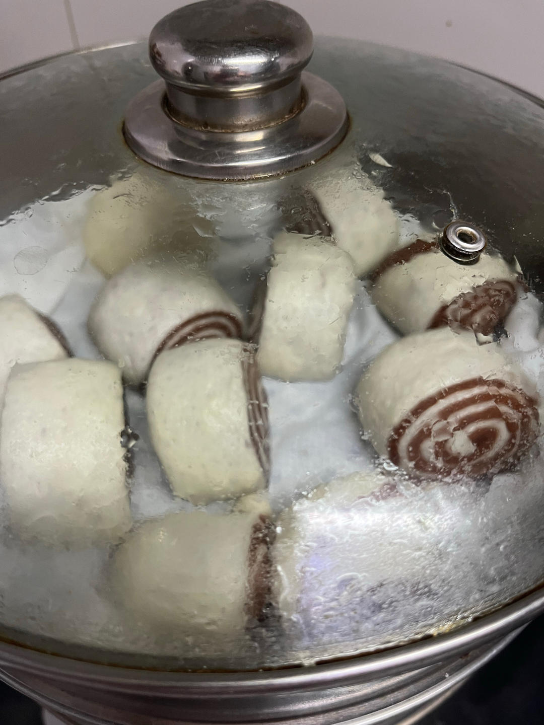 双色馒头（巧克力味）