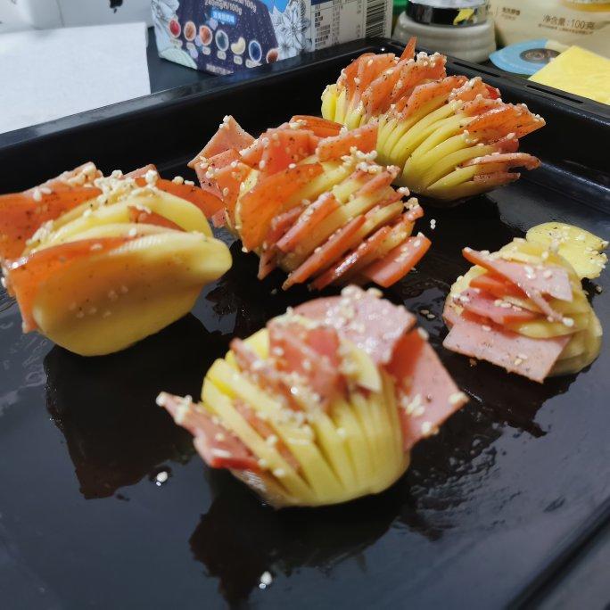 风琴培根烤土豆