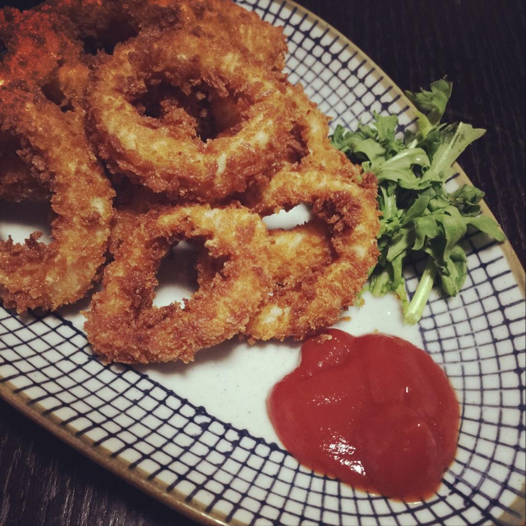 酥炸鱿鱼圈