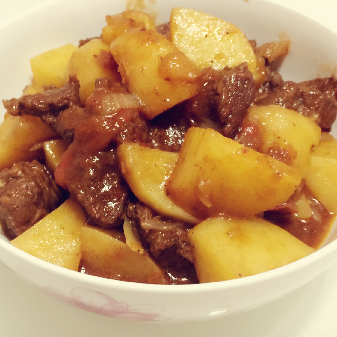 土豆炖牛肉