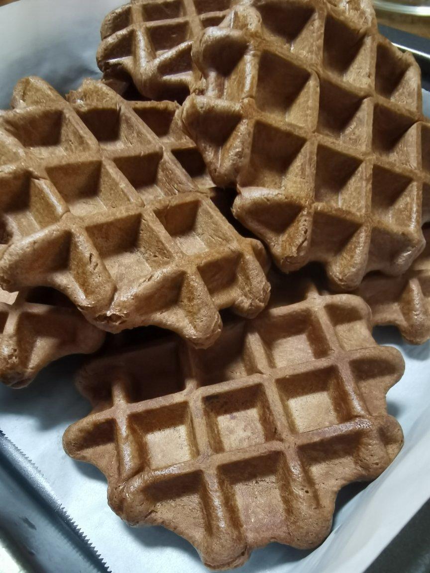 比利时巧克力华夫饼（kfc版华夫饼）（简单易做😋）