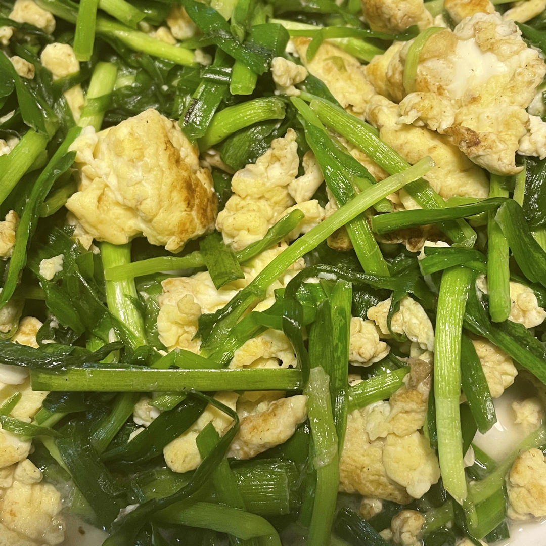 韭菜炒鸡蛋——三分钟快手下饭菜 掌握火候的秘诀
