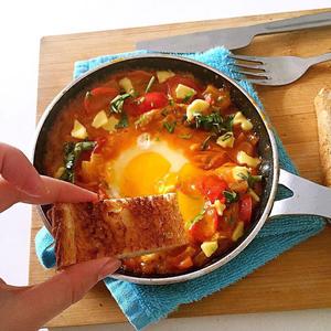 【早餐/正餐】芝士培根太阳蛋的做法 步骤10