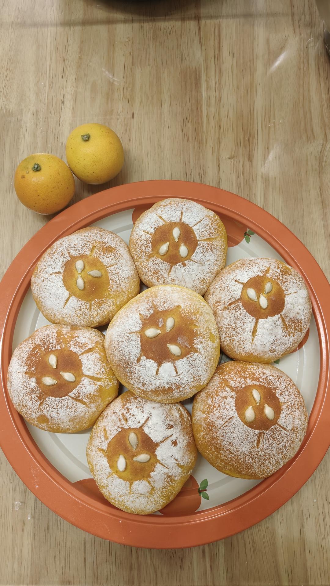 松软又好吃的南瓜乳酪软欧包❗️一次成功