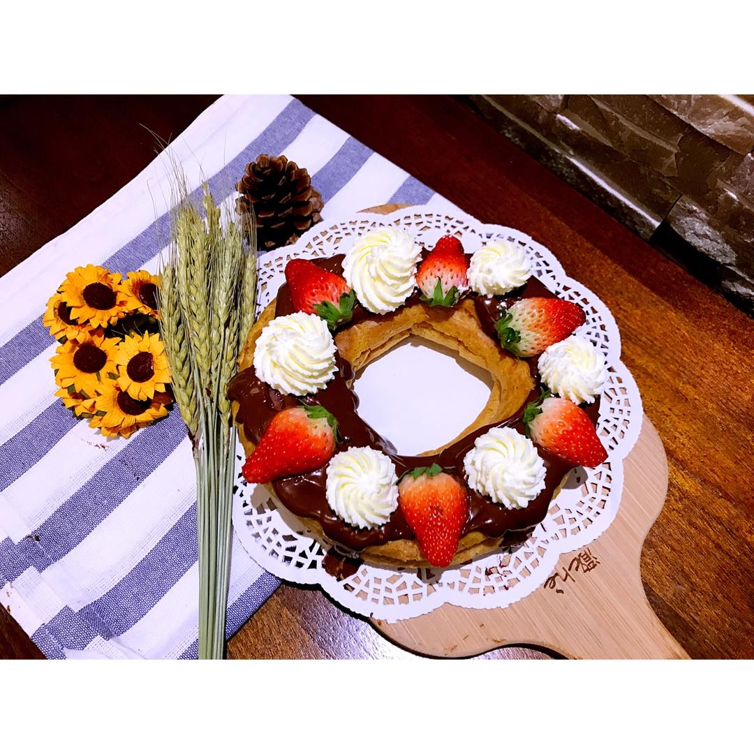 高颜值的花环泡芙