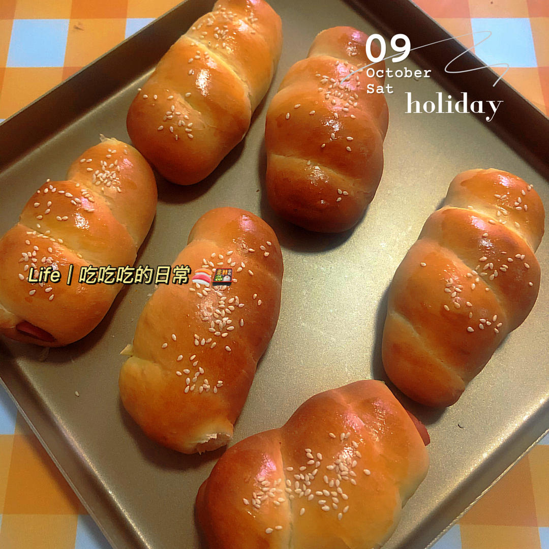 古早经典的火腿肠仔包