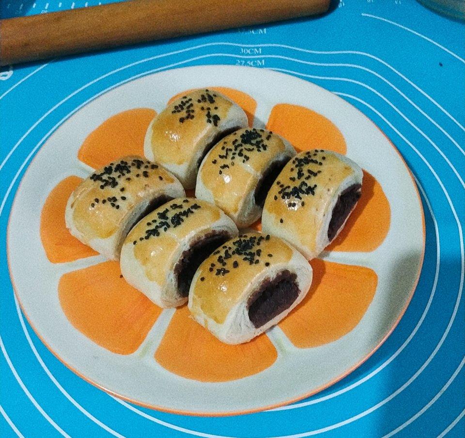 中式点心一口酥豆沙酥（大包酥）可用玉米油（层次分明）