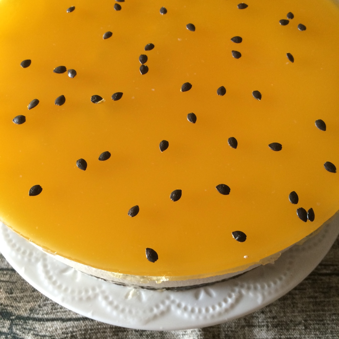 百香果冻芝士＆百香果慕斯