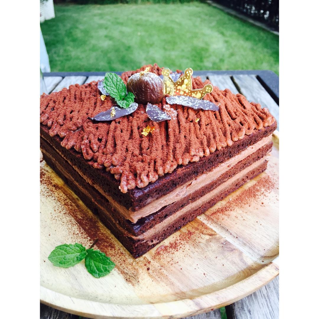 栗子巧克力蛋糕