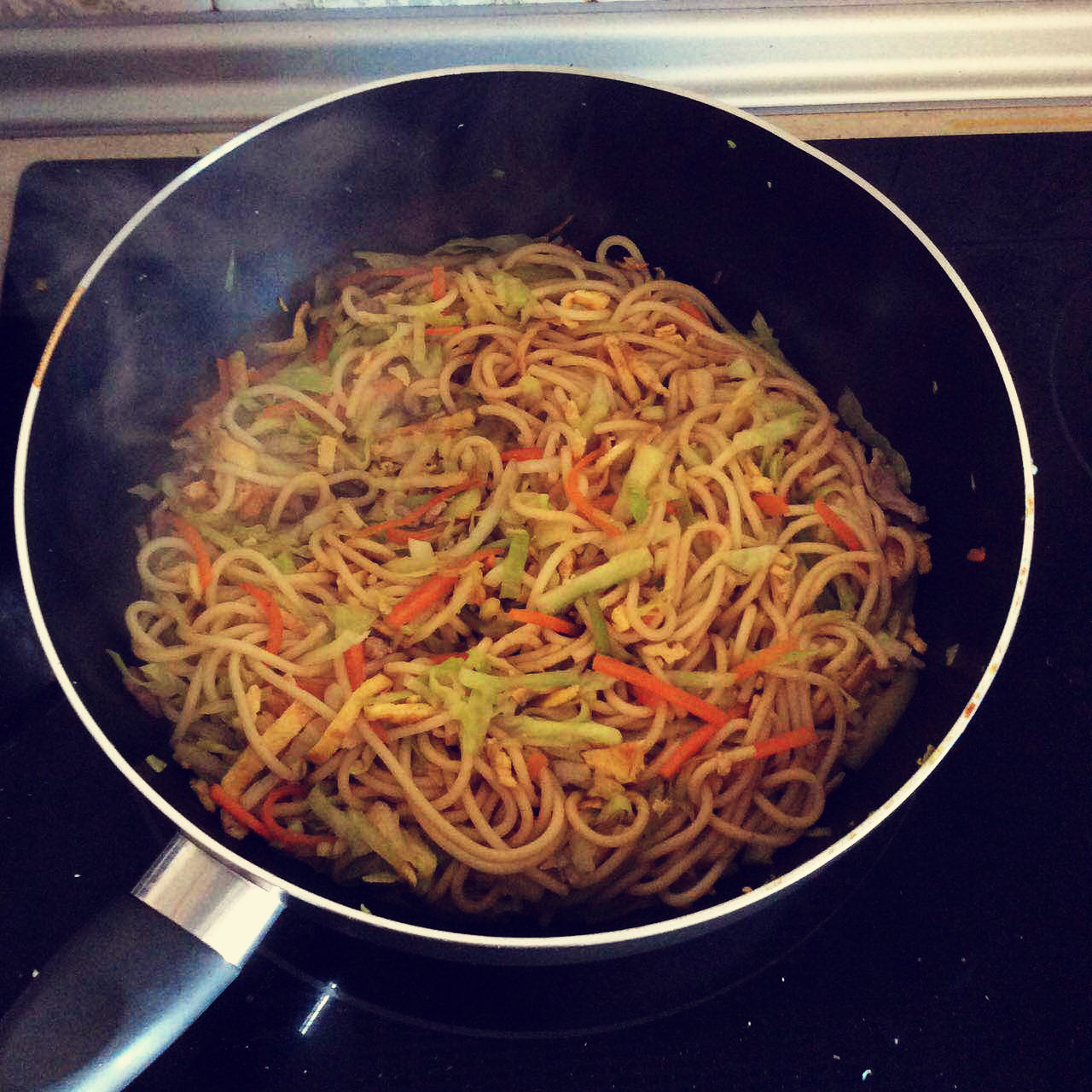 三丝炒面：炒面如何不粘锅