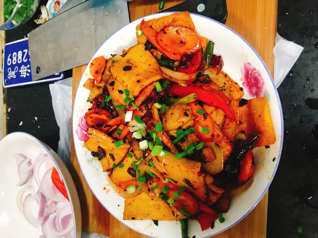 干锅千页豆腐