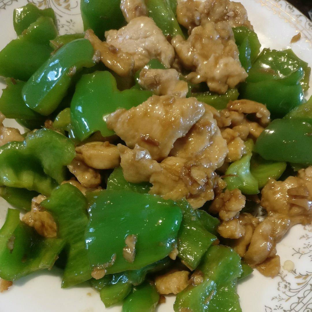 青椒炒鸡腿肉（大厨级别）