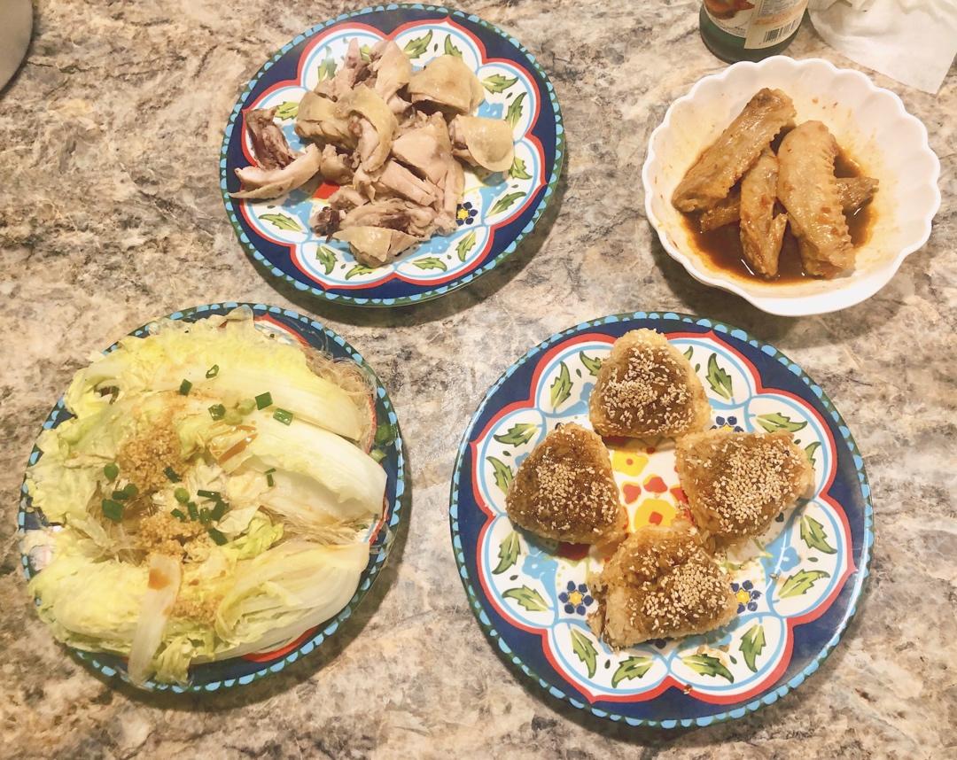 日式酱油烤饭团