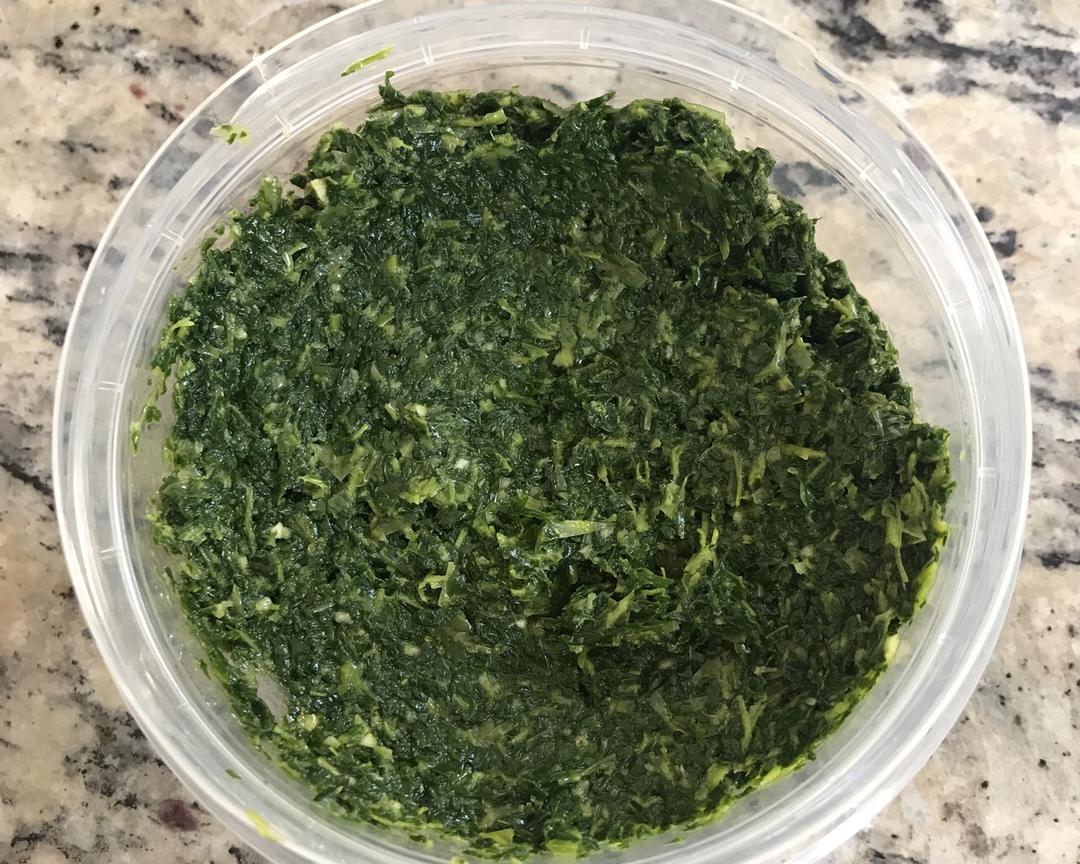 绿芥末酱green mustard sauce