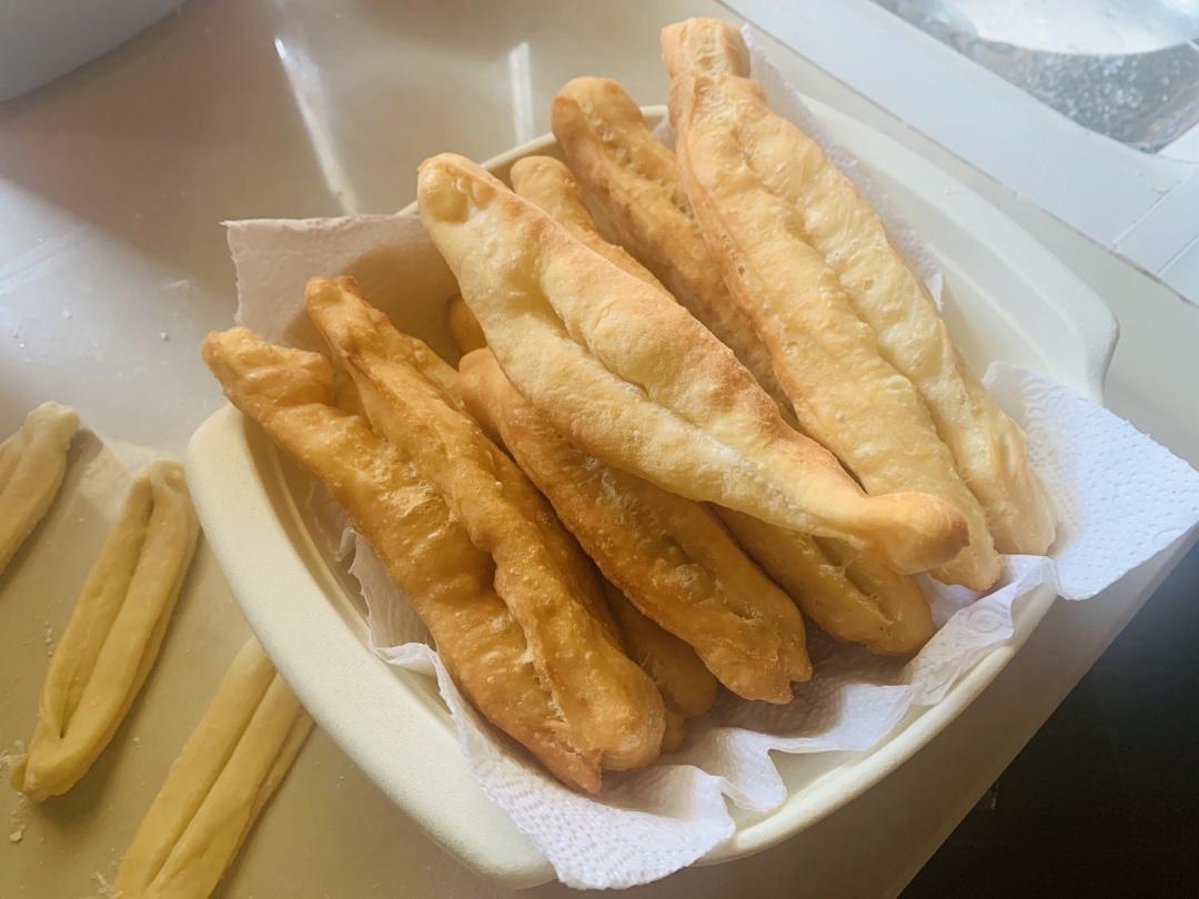 快手早餐～自制油条（酵母版，不含泡打粉、膨松剂）