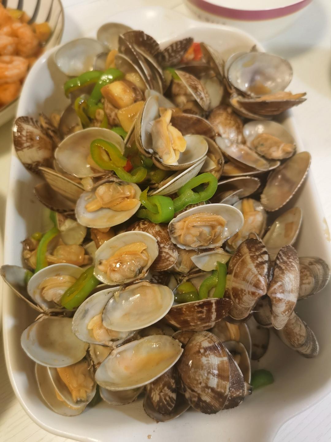 5分钟快手菜❗️秒杀路边摊爆炒花甲～好吃到爆